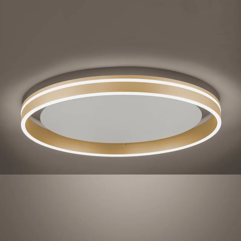 Paul Neuhaus Q-VITO LED-taklampa, Ø 60cm från Q-Smart-Home i Mat messing, Vit – produktbild 5 av 5