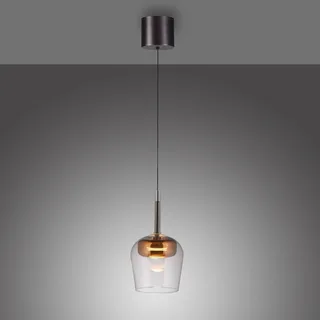 Paul Neuhaus SMART+ hanglamp Q-Kon koperkleurig Ø 21 cm by Q-Smart-Home in Copper, Helder – product photo 4 of 5