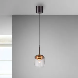 Paul Neuhaus SMART+ hanglamp Q-Kon koperkleurig Ø 21 cm by Q-Smart-Home in Copper, Helder – product photo 3 of 5