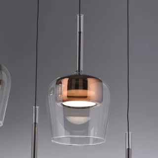 Paul Neuhaus SMART+ hanglamp Q-Kon koperkleurig Ø 21 cm by Q-Smart-Home in Copper, Helder – product photo 5 of 5
