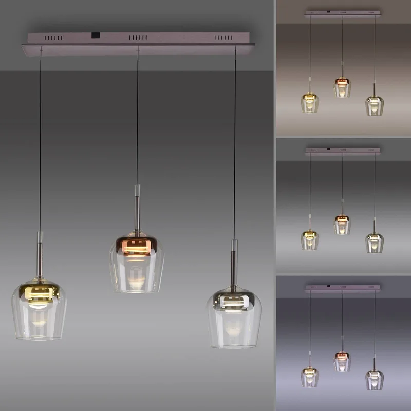 Paul Neuhaus Hänglampa Q-Kon flerfärgad 3 lampor från Q-Smart-Home i Flerfärgad, Helder – produktbild 5 av 5