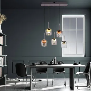 Paul Neuhaus Hänglampa Q-Kon flerfärgad 5 lampor från Q-Smart-Home i Flerfärgad, Helder – produktbild 2 av 5