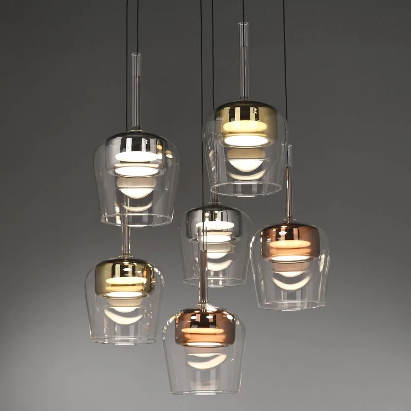 Paul Neuhaus SMART+ hanglamp Q-Kon meerkleurig 6-lamps van Q-Smart-Home in Meerkleurig, Helder – productfoto 4 van 5