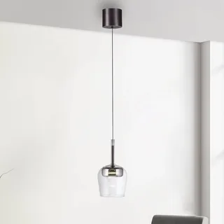 Paul Neuhaus SMART+ hanglamp Q-Kon zilverkleurig Ø 21 cm van Q-Smart-Home in Zilver, Helder – productfoto 1 van 5