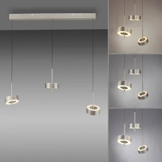 Paul Neuhaus SMART+ hanglamp Q-Rotate, 3-lamps. van Q-Smart-Home in Aluminium – productfoto 5 van 5