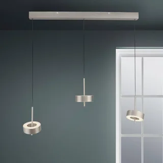 Paul Neuhaus SMART+ hanglamp Q-Rotate, 3-lamps. van Q-Smart-Home in Aluminium – productfoto 1 van 5
