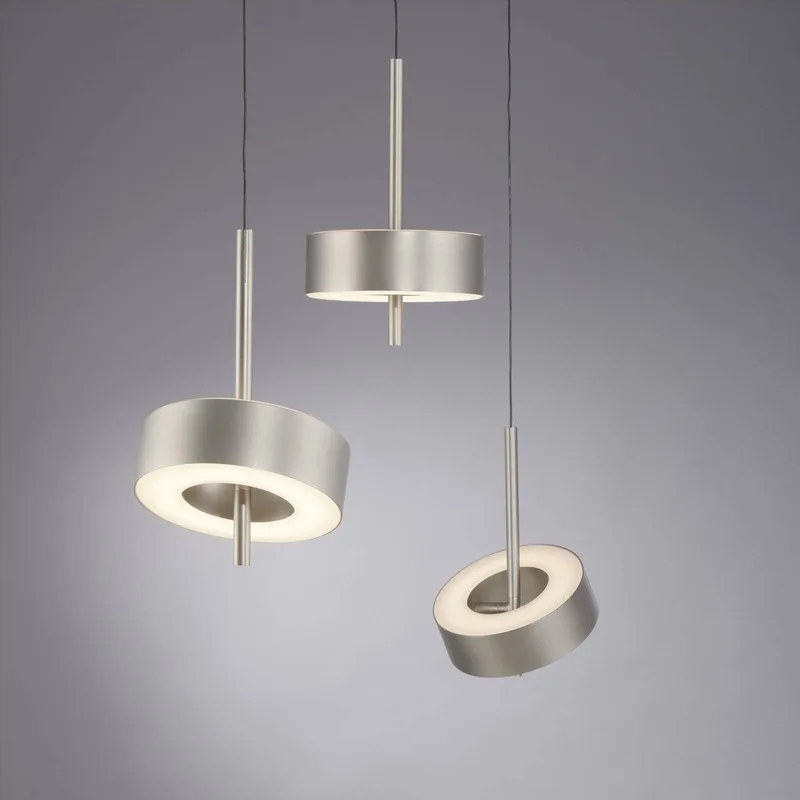 Paul Neuhaus SMART+ hanglamp Q-Rotate, 3-lamps. van Q-Smart-Home in Aluminium – productfoto 4 van 5