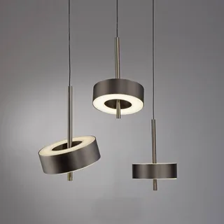 Paul Neuhaus SMART+ hanglamp Q-Rotate donkerbruin 3-lamps van Q-Smart-Home in Donkerbruin metallic – productfoto 4 van 5