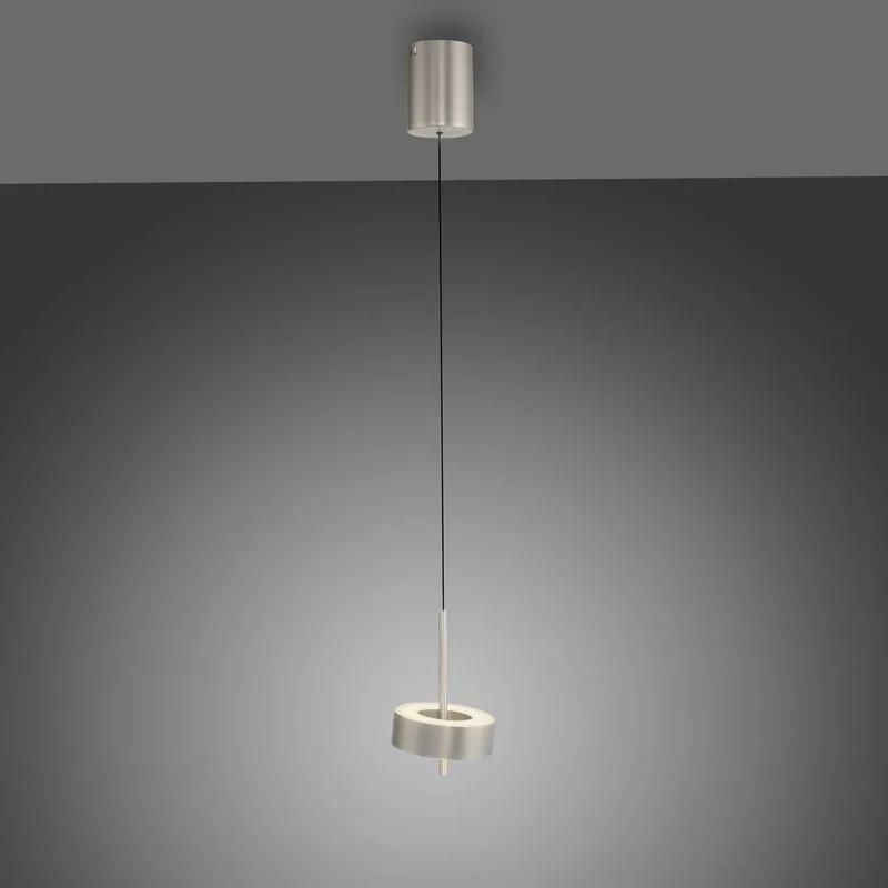 Paul Neuhaus SMART+ hanglamp Q-Rotate Ø 14 cm van Q-Smart-Home in Aluminium – productfoto 3 van 5