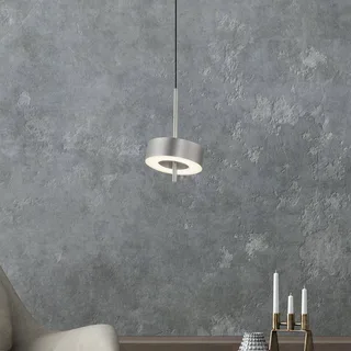 Paul Neuhaus SMART+ hanglamp Q-Rotate Ø 14 cm van Q-Smart-Home in Aluminium – productfoto 1 van 5