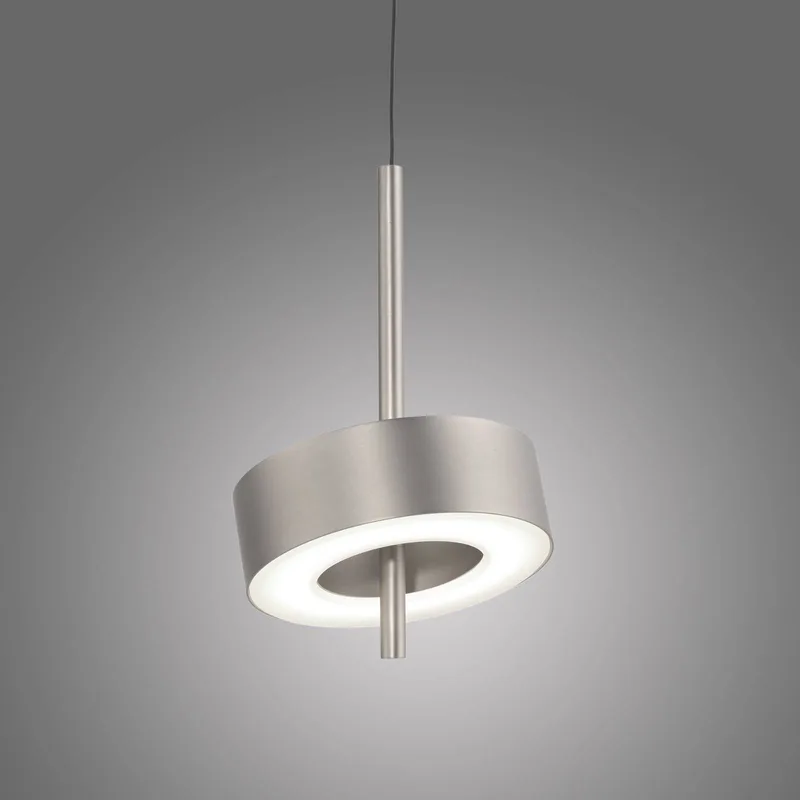 Paul Neuhaus SMART+ hanglamp Q-Rotate Ø 14 cm van Q-Smart-Home in Aluminium – productfoto 4 van 5