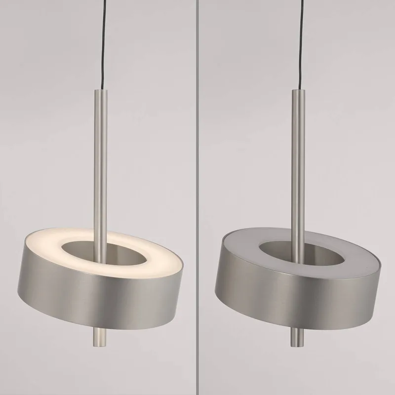 Paul Neuhaus SMART+ hanglamp Q-Rotate Ø 14 cm van Q-Smart-Home in Aluminium – productfoto 5 van 5