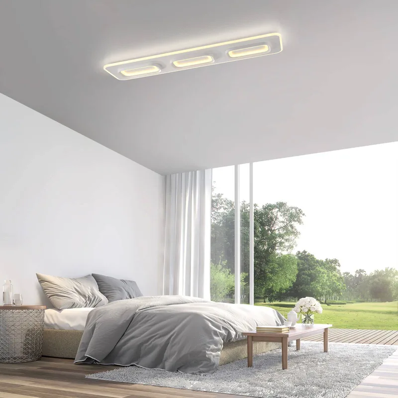 Paul Neuhaus loftlampe Q-Kalina hvid 115 x 30 cm fra Q-Smart-Home i Hvid – produktbillede 2 af 5