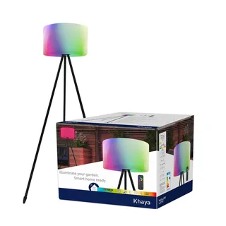 Müller Licht tint Khaya LED udendørs gulvlampe RGBW fra tint i Hvid, Sort – produktbillede 3 af 4