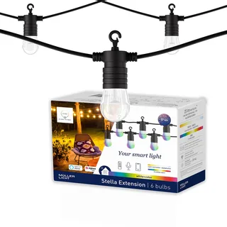 Stella Extension tint LED-lyskæde, forlænger fra tint i Sort – produktbillede 3 af 4
