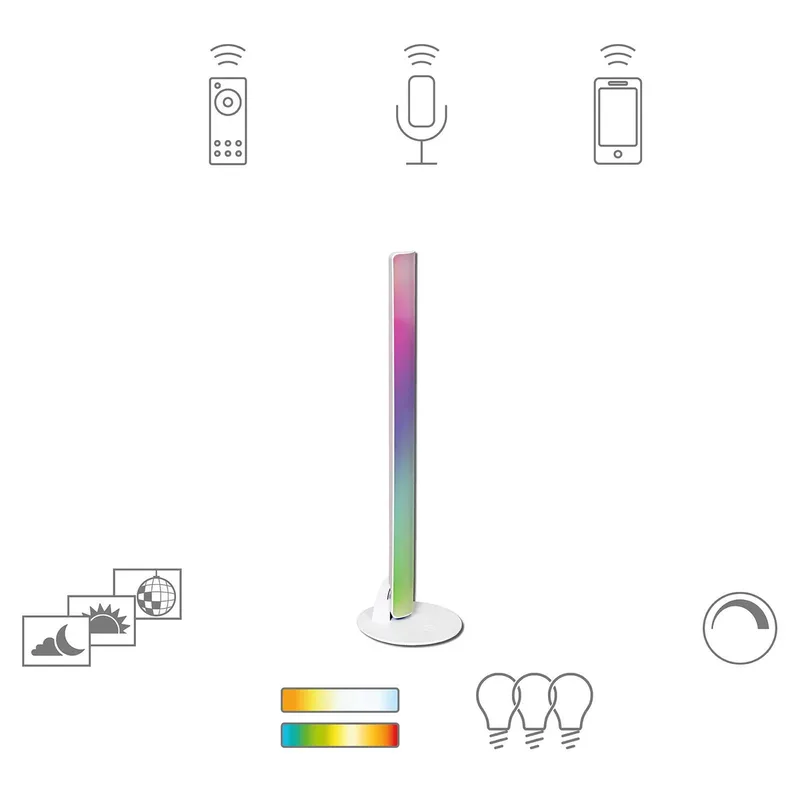 LED lichtlijst Talpa van tint in Wit – productfoto 1 van 5