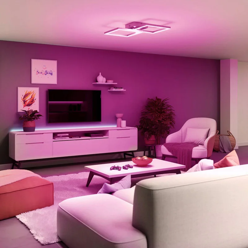 LED plafondlamp Cano, RGB, CCT by tint in Silver – product photo 2 of 2