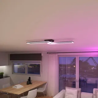 LED plafondlamp Ciso, RGB, CCT by tint in Black – product photo 4 of 5