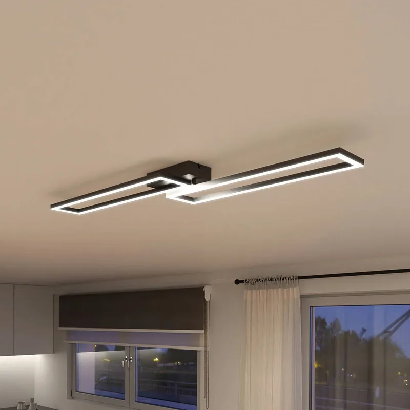 LED plafondlamp Ciso, RGB, CCT by tint in Black – product photo 1 of 5