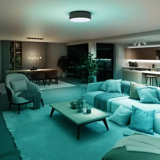 LED plafondlamp Malea, RGB, CCT von tint in Taupe – Produktfoto 2 von 2
