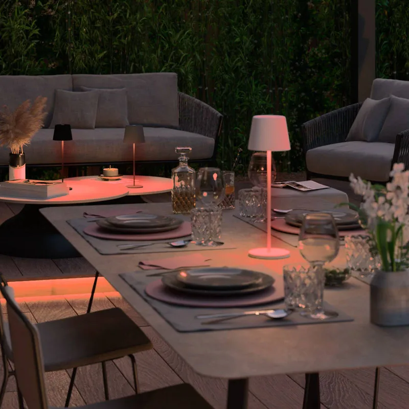 LED tafellamp Dalia, aluminium by tint in White – product photo 2 of 3