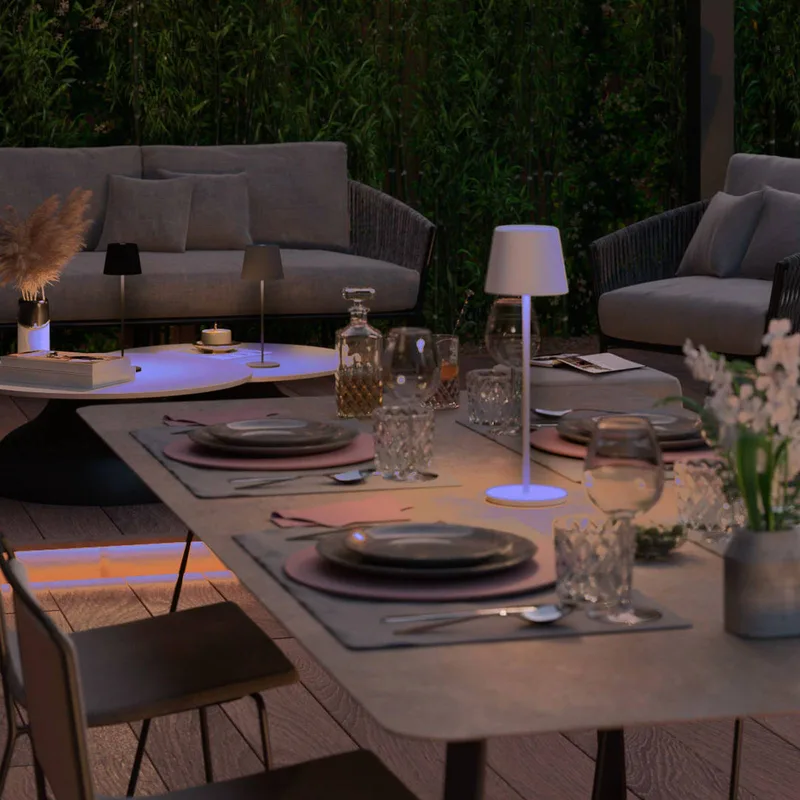 LED tafellamp Dalia, aluminium by tint in White – product photo 3 of 3