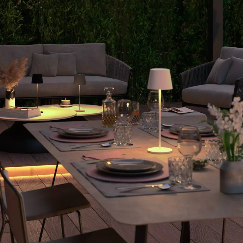 LED tafellamp Dalia, aluminium by tint in White – product photo 1 of 3
