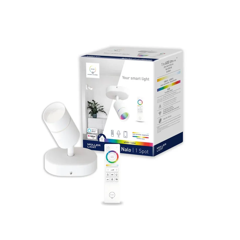 Nalo LED spot, 1-lamp von tint in Weiß – Produktfoto 1 von 2