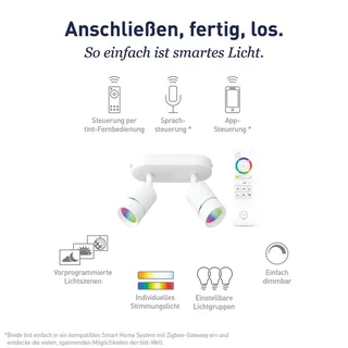 Müller Licht tint Nalo LED-spot, 2 lyskilder fra tint i Hvid – produktbillede 5 af 5