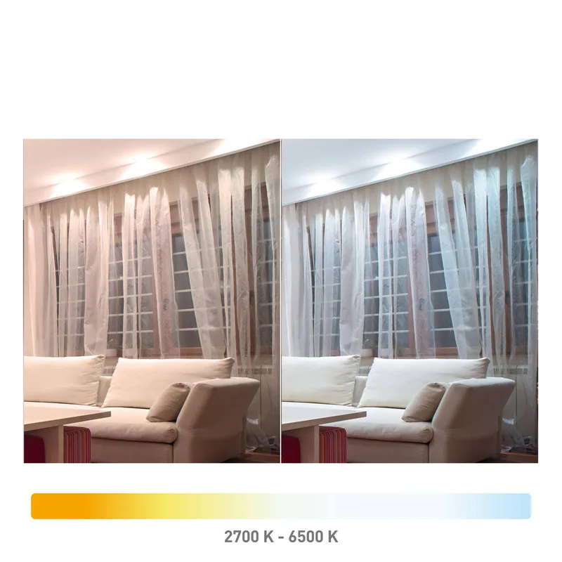 white LED lamp GU10 5,1W CCT by tint – product photo 2 of 5