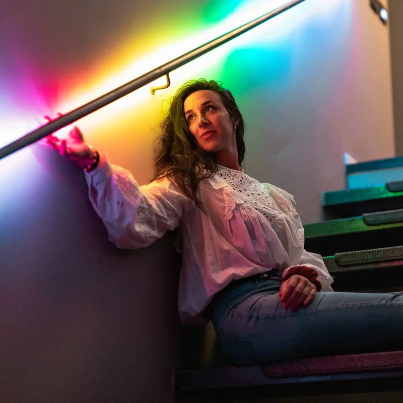 Light line LED strip RGB 1,5m uitbreiding by Twinkly in Black – product photo 4 of 5