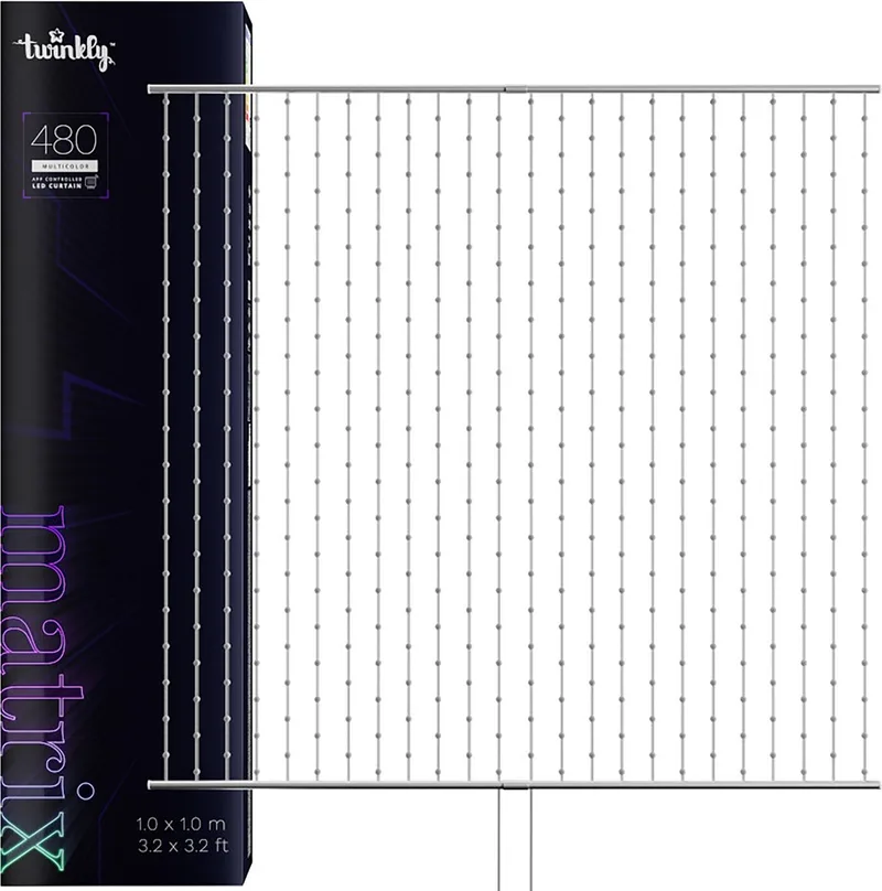 Matrix RGB - 480 lamps (1x1m) Transparant fra Twinkly – produktbillede