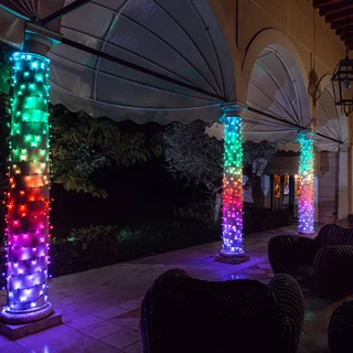 Muziek Set lichtkettingen 600 RGB van Twinkly in Zwart – productfoto 5 van 5