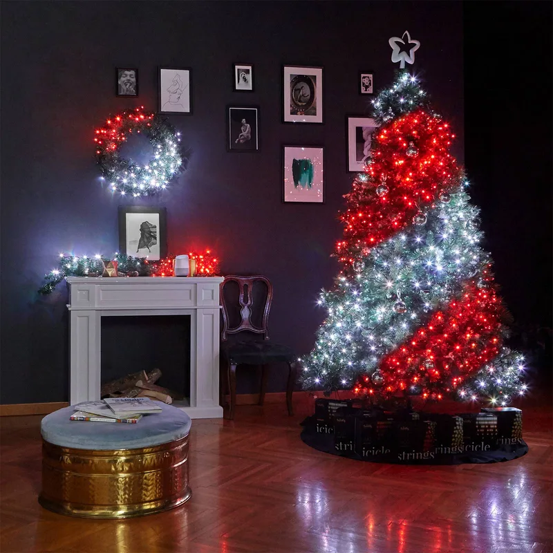 Muziek Set lichtkettingen 600 RGB van Twinkly in Zwart – productfoto 3 van 5