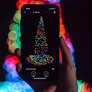 Muziek Set lichtkettingen 600 RGB van Twinkly in Zwart – productfoto 4 van 5