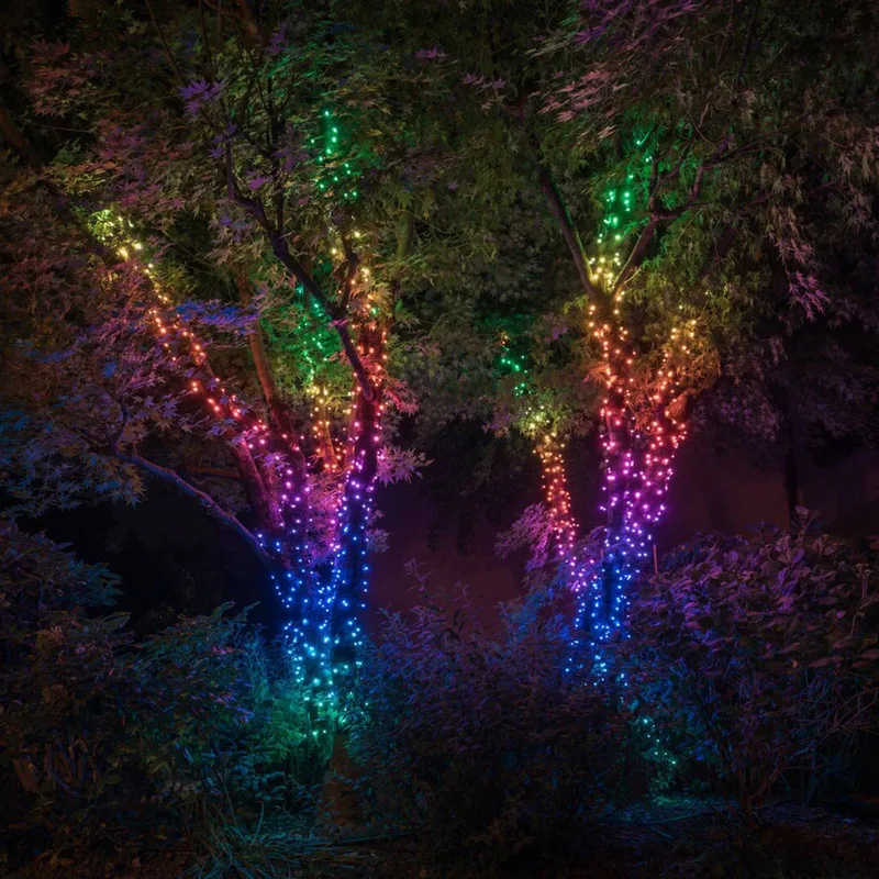 RGB lichtkettingen, 250 lampjes 20m från Twinkly i Svart – produktbild 2 av 5