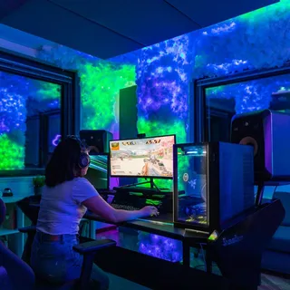 RGB lichtkettingen, 250 lampjes 20m från Twinkly i Svart – produktbild 3 av 5