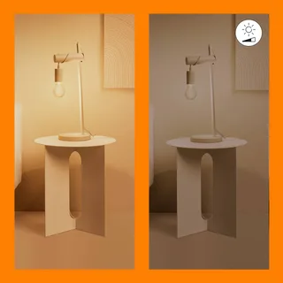 A60 LED lamp Wi-Fi E27 7W amber CCT van WiZ – productfoto 5 van 5