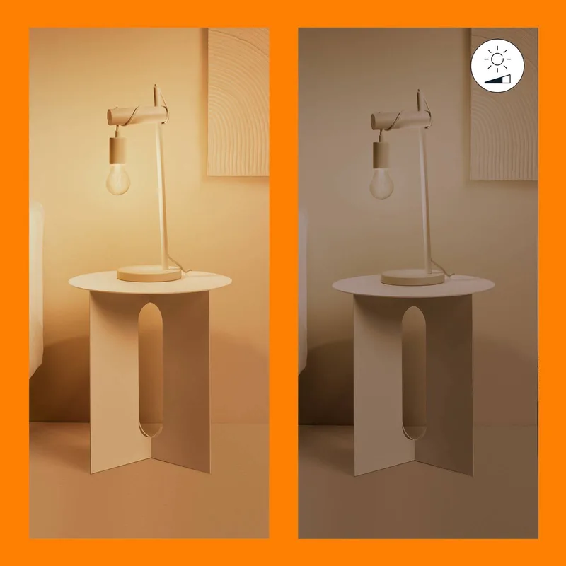 A60 LED lamp Wi-Fi E27 7W amber CCT van WiZ – productfoto 5 van 5