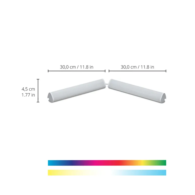 Bar Linear Light Dual Wi-Fi White von WiZ – Produktfoto