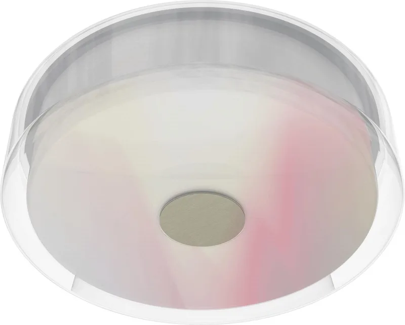 colors plafondlamp LUNAR - 2000lm - IP23 - met afstandsbediening WiZmote - glas van WiZ in Wglas – productfoto