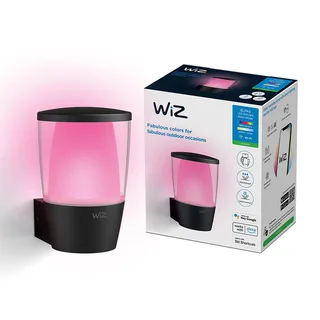 LED buitenwandlamp Elpas RGBW van WiZ in Zwart – productfoto 5 van 5