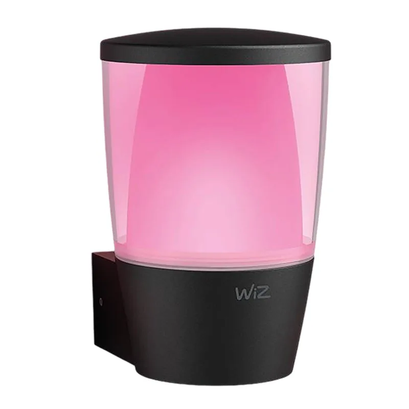 LED buitenwandlamp Elpas RGBW van WiZ in Zwart – productfoto 4 van 5