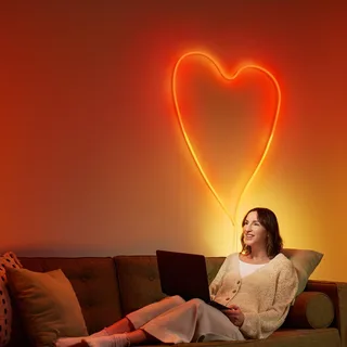 Neon Flex LED strip IP20 RGB 3m van WiZ in Wit – productfoto 2 van 5