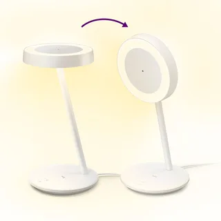 Portrait LED tafellamp sensor CCT fra WiZ i Hvid – produktbillede 4 af 5