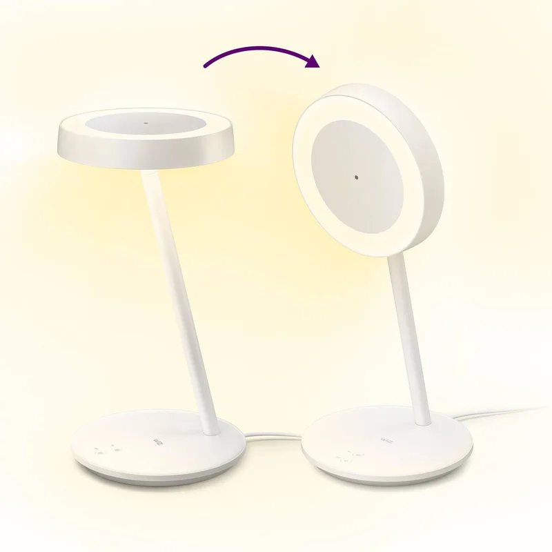Portrait LED tafellamp sensor CCT fra WiZ i Hvid – produktbillede 4 af 5