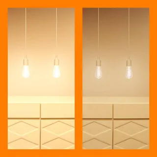 ST64 LED filament lamp WiFi E27 6,3W RGBW van WiZ – productfoto 3 van 5