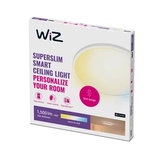 SuperSlim LED plafondlamp CCT Ø29cm de WiZ en Blanc – photo produit 4 sur 4