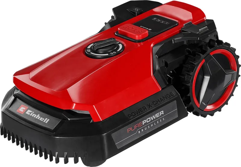 Accu Robotmaaier FREELEXO 500 - Power X-Change - 18 V/Li-ion - Aanbevolen gazonoppervlakte: tot 500 m² - Maaibreedte 18 cm - Diefstalbeveiliging - Incl. 1x 2.5 Ah Accu by Einhell – product photo