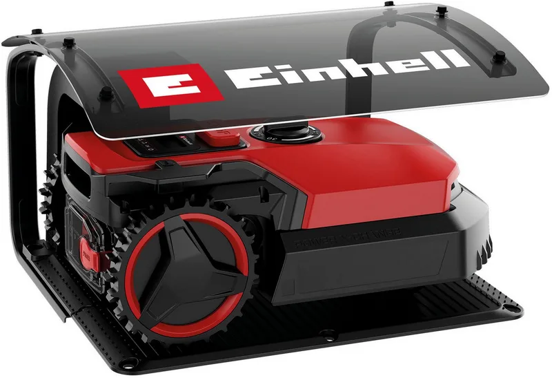 Mähroboter-Garage, BxTxH: 60x51x37 cm, für FREELEXO von Einhell in Schwarz – Produktfoto 2 von 3